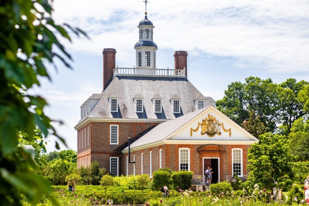The Governor's Palace during daytime in Williamsburg, USA